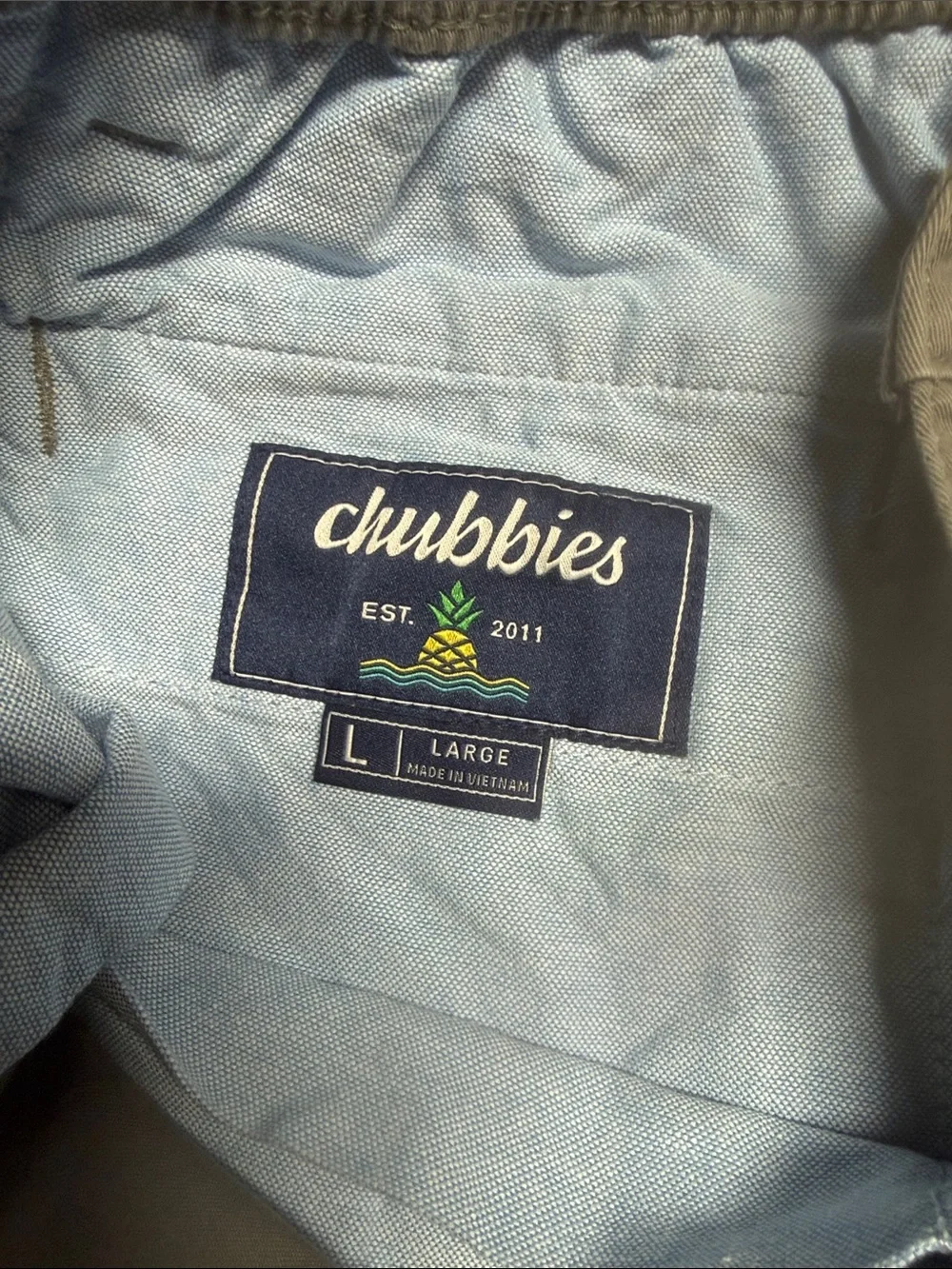 chubbies Gray Men’s Flat Front Shorts